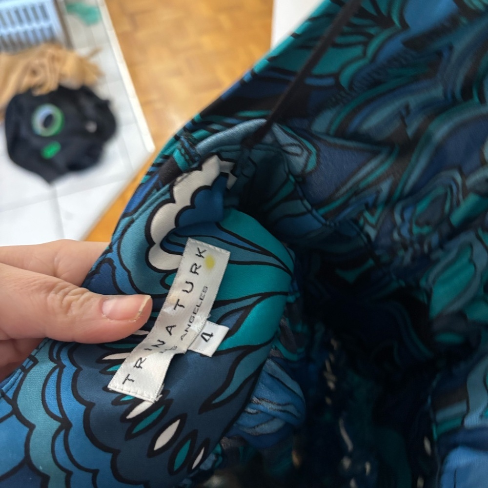 Vintage 80s pinstripes culottes feels like wool * accepting offers - Picture 8 of 8